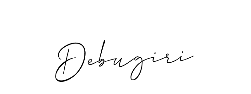 You can use this online signature creator to create a handwritten signature for the name Debugiri. This is the best online autograph maker. Debugiri signature style 2 images and pictures png
