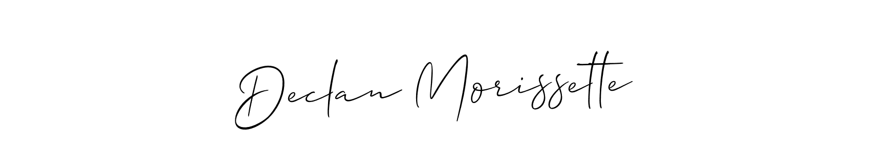 Make a beautiful signature design for name Declan Morissette. Use this online signature maker to create a handwritten signature for free. Declan Morissette signature style 2 images and pictures png