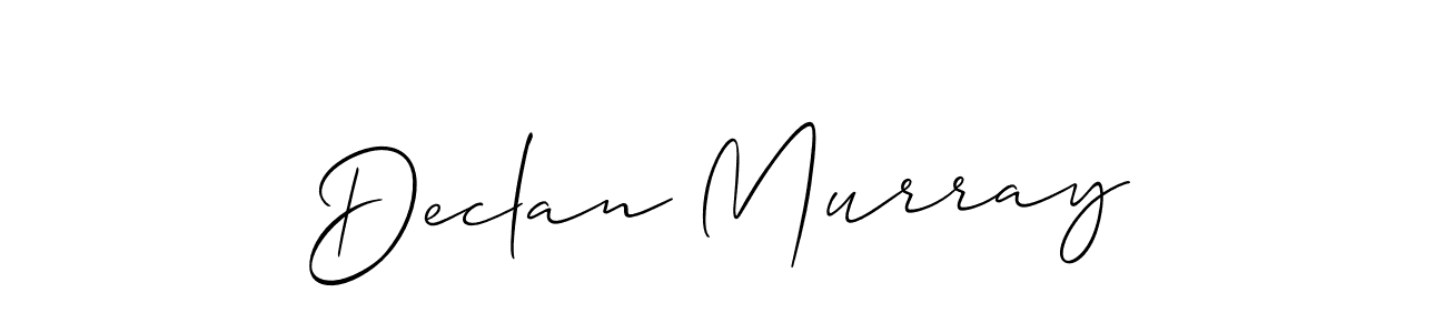 Use a signature maker to create a handwritten signature online. With this signature software, you can design (Allison_Script) your own signature for name Declan Murray. Declan Murray signature style 2 images and pictures png