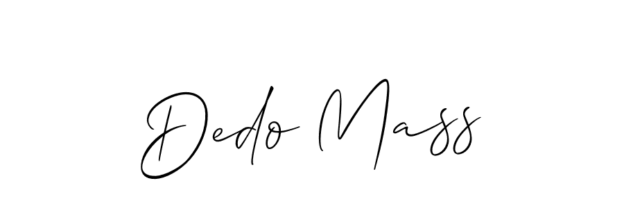 Create a beautiful signature design for name Dedo Mass. With this signature (Allison_Script) fonts, you can make a handwritten signature for free. Dedo Mass signature style 2 images and pictures png