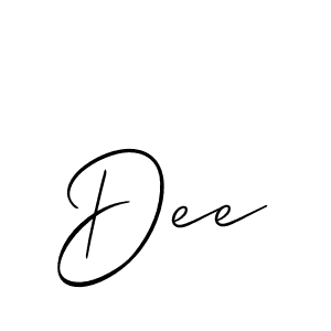 Dee stylish signature style. Best Handwritten Sign (Allison_Script) for my name. Handwritten Signature Collection Ideas for my name Dee. Dee signature style 2 images and pictures png