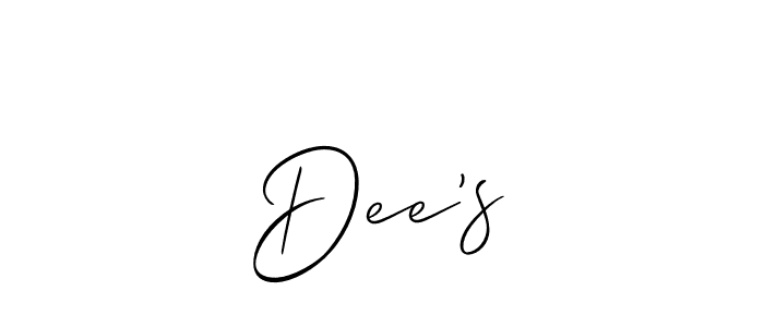 Make a short Dee’s signature style. Manage your documents anywhere anytime using Allison_Script. Create and add eSignatures, submit forms, share and send files easily. Dee’s signature style 2 images and pictures png