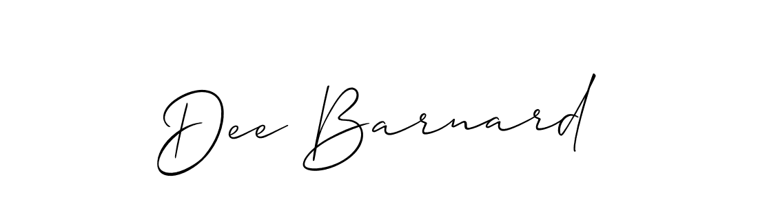 How to Draw Dee Barnard signature style? Allison_Script is a latest design signature styles for name Dee Barnard. Dee Barnard signature style 2 images and pictures png