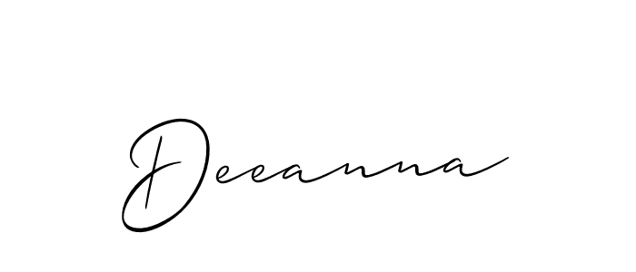 Here are the top 10 professional signature styles for the name Deeanna. These are the best autograph styles you can use for your name. Deeanna signature style 2 images and pictures png