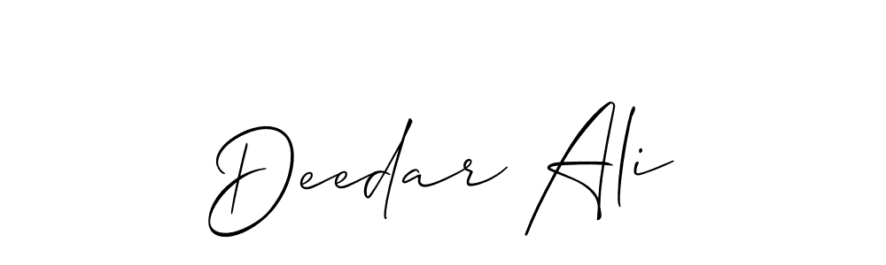 Deedar Ali stylish signature style. Best Handwritten Sign (Allison_Script) for my name. Handwritten Signature Collection Ideas for my name Deedar Ali. Deedar Ali signature style 2 images and pictures png