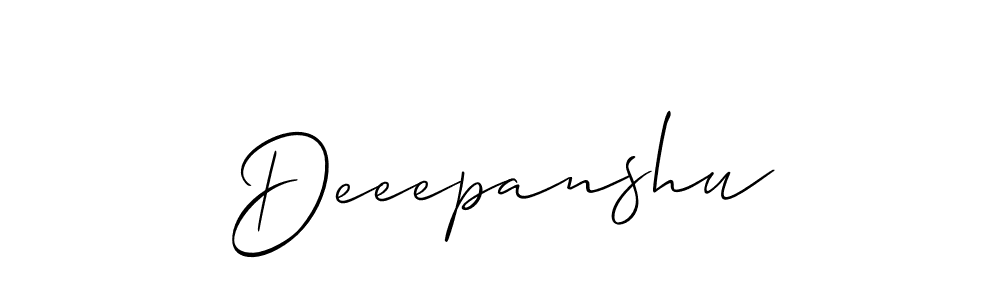How to Draw Deeepanshu signature style? Allison_Script is a latest design signature styles for name Deeepanshu. Deeepanshu signature style 2 images and pictures png