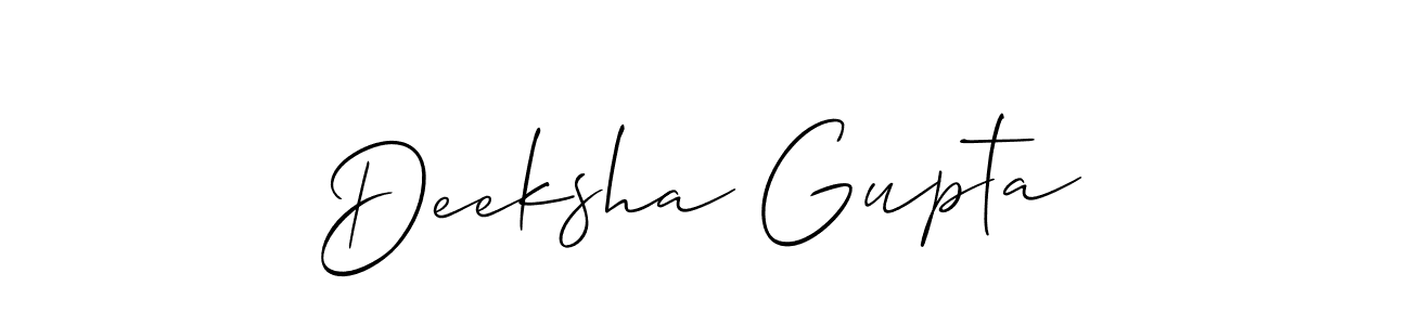 Best and Professional Signature Style for Deeksha Gupta. Allison_Script Best Signature Style Collection. Deeksha Gupta signature style 2 images and pictures png