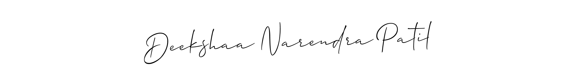Make a beautiful signature design for name Deekshaa Narendra Patil. Use this online signature maker to create a handwritten signature for free. Deekshaa Narendra Patil signature style 2 images and pictures png