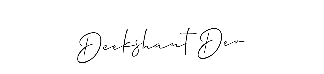 See photos of Deekshant Dev official signature by Spectra . Check more albums & portfolios. Read reviews & check more about Allison_Script font. Deekshant Dev signature style 2 images and pictures png