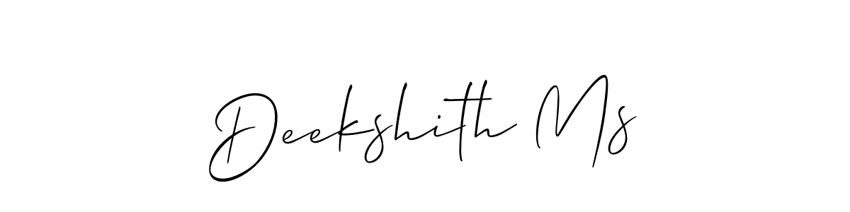 Here are the top 10 professional signature styles for the name Deekshith Ms. These are the best autograph styles you can use for your name. Deekshith Ms signature style 2 images and pictures png