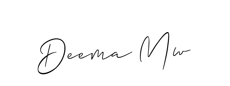 This is the best signature style for the Deema Mw name. Also you like these signature font (Allison_Script). Mix name signature. Deema Mw signature style 2 images and pictures png