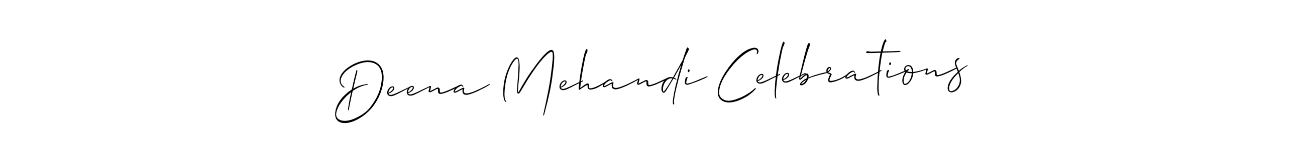 You can use this online signature creator to create a handwritten signature for the name Deena Mehandi Celebrations. This is the best online autograph maker. Deena Mehandi Celebrations signature style 2 images and pictures png