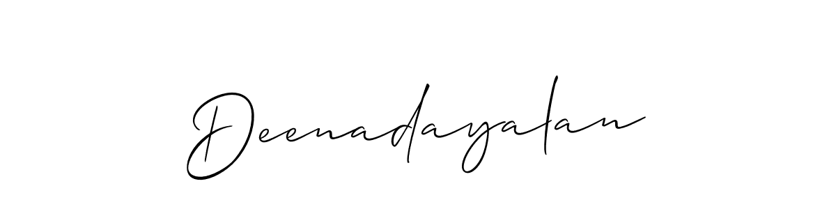 Make a beautiful signature design for name Deenadayalan. Use this online signature maker to create a handwritten signature for free. Deenadayalan signature style 2 images and pictures png