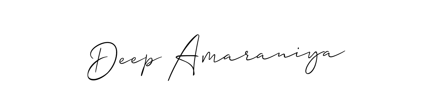 You should practise on your own different ways (Allison_Script) to write your name (Deep Amaraniya) in signature. don't let someone else do it for you. Deep Amaraniya signature style 2 images and pictures png
