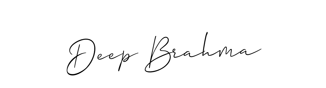 Similarly Allison_Script is the best handwritten signature design. Signature creator online .You can use it as an online autograph creator for name Deep Brahma. Deep Brahma signature style 2 images and pictures png