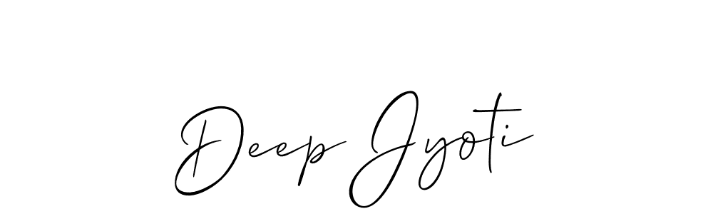 Create a beautiful signature design for name Deep Jyoti. With this signature (Allison_Script) fonts, you can make a handwritten signature for free. Deep Jyoti signature style 2 images and pictures png