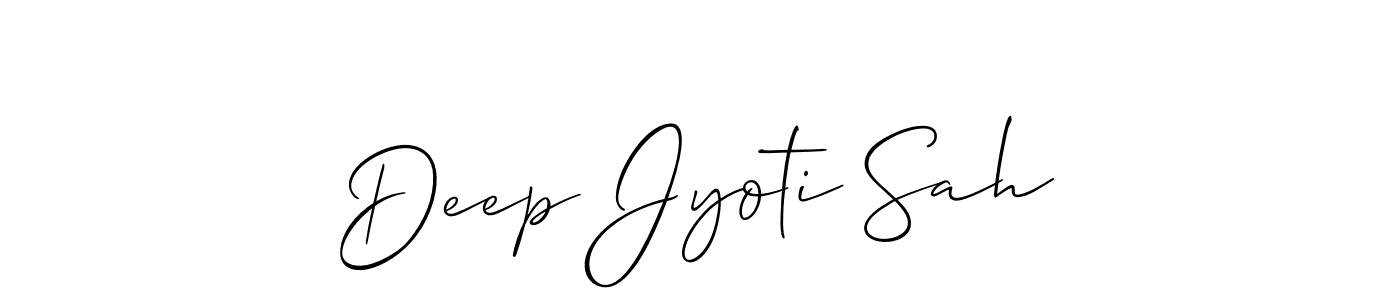 This is the best signature style for the Deep Jyoti Sah name. Also you like these signature font (Allison_Script). Mix name signature. Deep Jyoti Sah signature style 2 images and pictures png