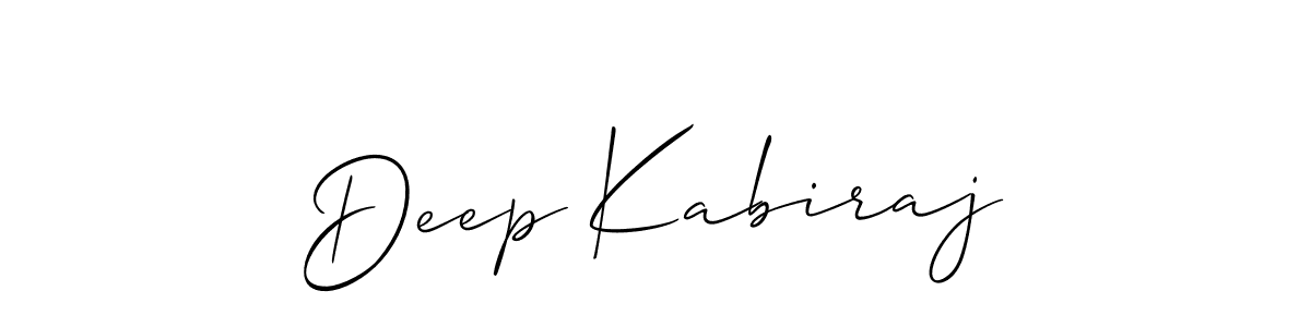 Allison_Script is a professional signature style that is perfect for those who want to add a touch of class to their signature. It is also a great choice for those who want to make their signature more unique. Get Deep Kabiraj name to fancy signature for free. Deep Kabiraj signature style 2 images and pictures png