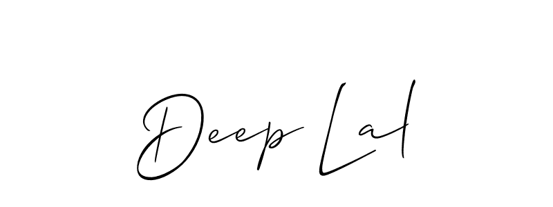 You should practise on your own different ways (Allison_Script) to write your name (Deep Lal) in signature. don't let someone else do it for you. Deep Lal signature style 2 images and pictures png