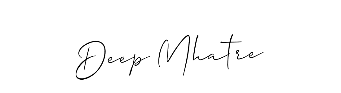How to Draw Deep Mhatre signature style? Allison_Script is a latest design signature styles for name Deep Mhatre. Deep Mhatre signature style 2 images and pictures png