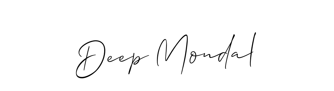 Best and Professional Signature Style for Deep Mondal. Allison_Script Best Signature Style Collection. Deep Mondal signature style 2 images and pictures png