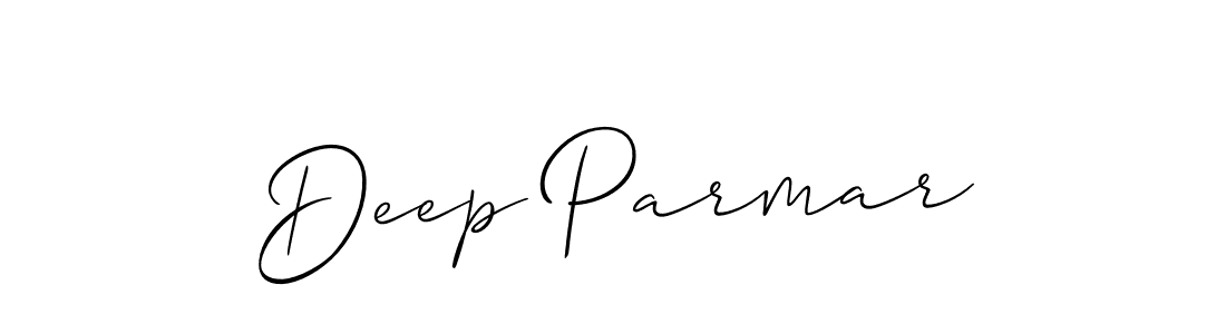 if you are searching for the best signature style for your name Deep Parmar. so please give up your signature search. here we have designed multiple signature styles  using Allison_Script. Deep Parmar signature style 2 images and pictures png