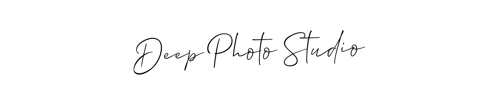 This is the best signature style for the Deep Photo Studio name. Also you like these signature font (Allison_Script). Mix name signature. Deep Photo Studio signature style 2 images and pictures png