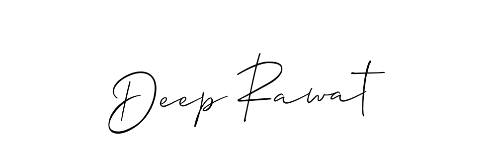 Design your own signature with our free online signature maker. With this signature software, you can create a handwritten (Allison_Script) signature for name Deep Rawat. Deep Rawat signature style 2 images and pictures png