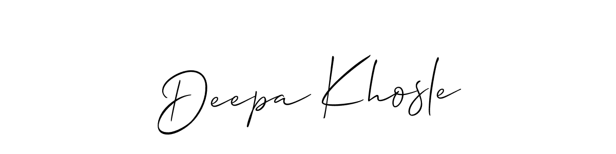 How to Draw Deepa Khosle signature style? Allison_Script is a latest design signature styles for name Deepa Khosle. Deepa Khosle signature style 2 images and pictures png