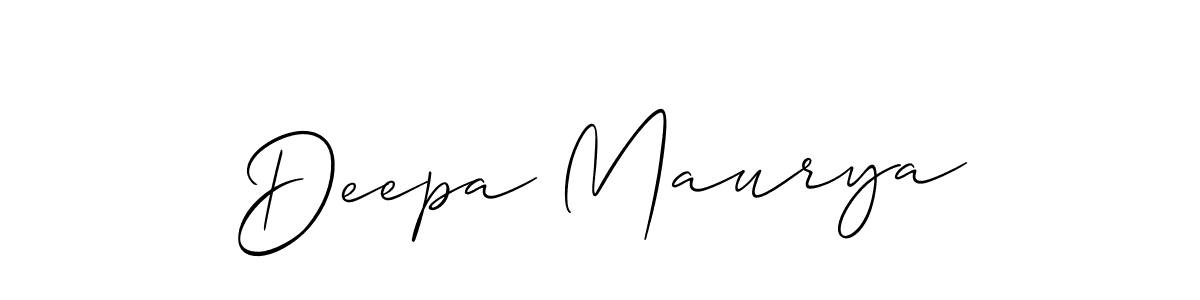 You should practise on your own different ways (Allison_Script) to write your name (Deepa Maurya) in signature. don't let someone else do it for you. Deepa Maurya signature style 2 images and pictures png