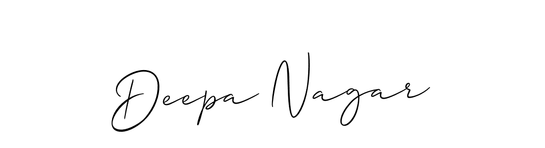 How to Draw Deepa Nagar signature style? Allison_Script is a latest design signature styles for name Deepa Nagar. Deepa Nagar signature style 2 images and pictures png