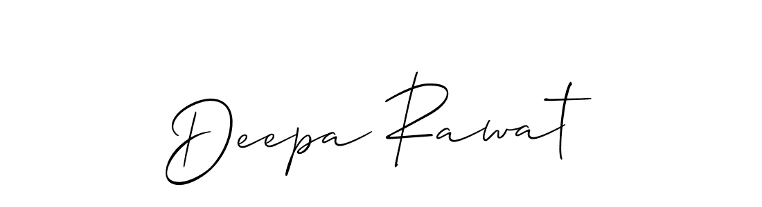 This is the best signature style for the Deepa Rawat name. Also you like these signature font (Allison_Script). Mix name signature. Deepa Rawat signature style 2 images and pictures png