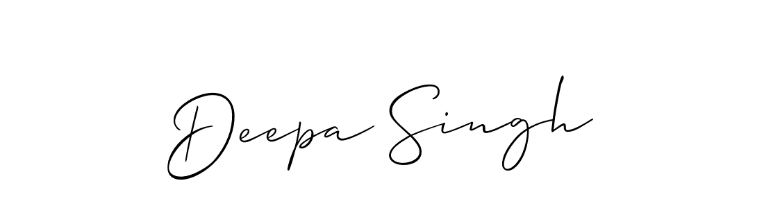 The best way (Allison_Script) to make a short signature is to pick only two or three words in your name. The name Deepa Singh include a total of six letters. For converting this name. Deepa Singh signature style 2 images and pictures png