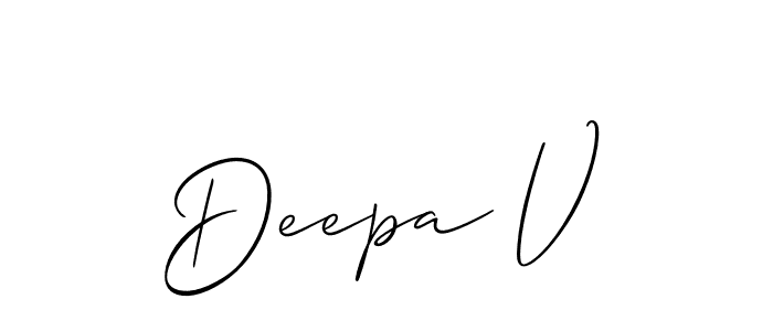 Check out images of Autograph of Deepa V name. Actor Deepa V Signature Style. Allison_Script is a professional sign style online. Deepa V signature style 2 images and pictures png