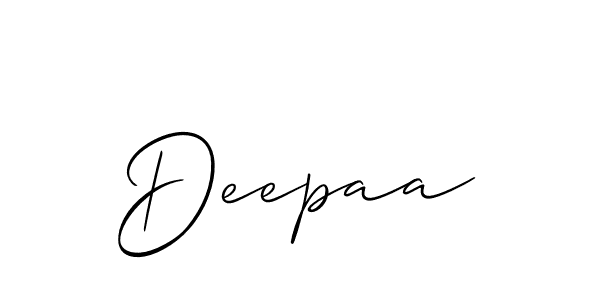 Also we have Deepaa name is the best signature style. Create professional handwritten signature collection using Allison_Script autograph style. Deepaa signature style 2 images and pictures png