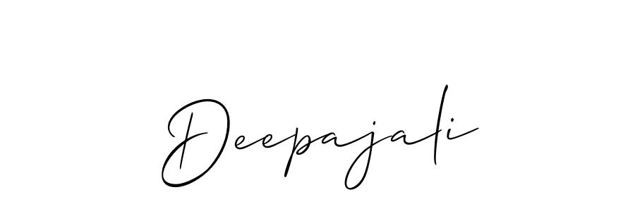It looks lik you need a new signature style for name Deepajali. Design unique handwritten (Allison_Script) signature with our free signature maker in just a few clicks. Deepajali signature style 2 images and pictures png