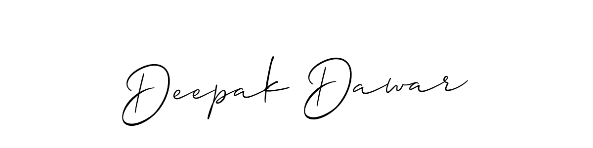 if you are searching for the best signature style for your name Deepak Dawar. so please give up your signature search. here we have designed multiple signature styles  using Allison_Script. Deepak Dawar signature style 2 images and pictures png