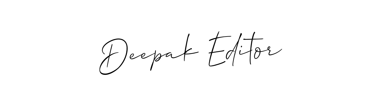 See photos of Deepak Editor official signature by Spectra . Check more albums & portfolios. Read reviews & check more about Allison_Script font. Deepak Editor signature style 2 images and pictures png