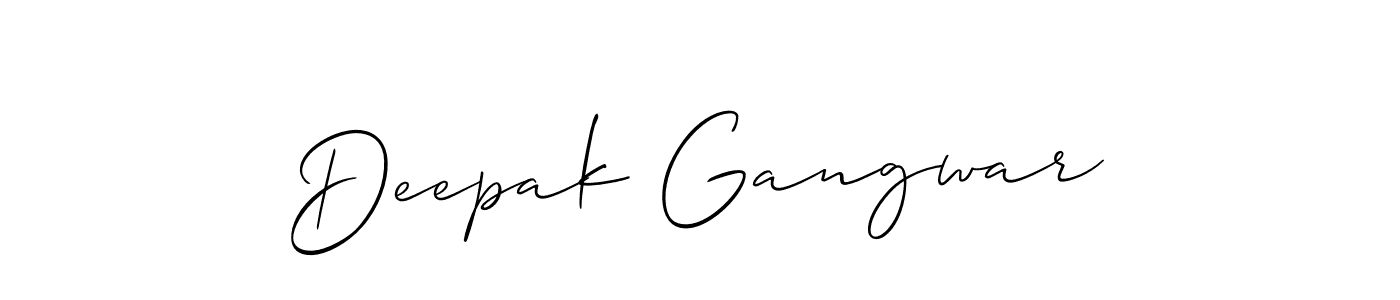 Once you've used our free online signature maker to create your best signature Allison_Script style, it's time to enjoy all of the benefits that Deepak Gangwar name signing documents. Deepak Gangwar signature style 2 images and pictures png