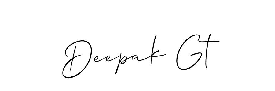 Similarly Allison_Script is the best handwritten signature design. Signature creator online .You can use it as an online autograph creator for name Deepak Gt. Deepak Gt signature style 2 images and pictures png
