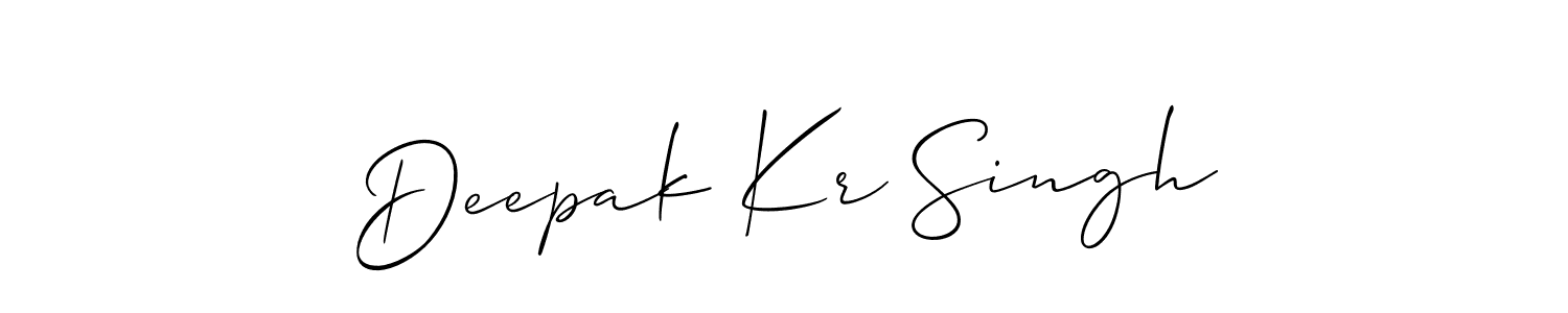 See photos of Deepak Kr Singh official signature by Spectra . Check more albums & portfolios. Read reviews & check more about Allison_Script font. Deepak Kr Singh signature style 2 images and pictures png