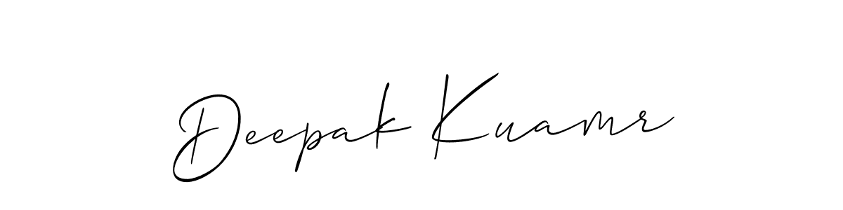 Once you've used our free online signature maker to create your best signature Allison_Script style, it's time to enjoy all of the benefits that Deepak Kuamr name signing documents. Deepak Kuamr signature style 2 images and pictures png