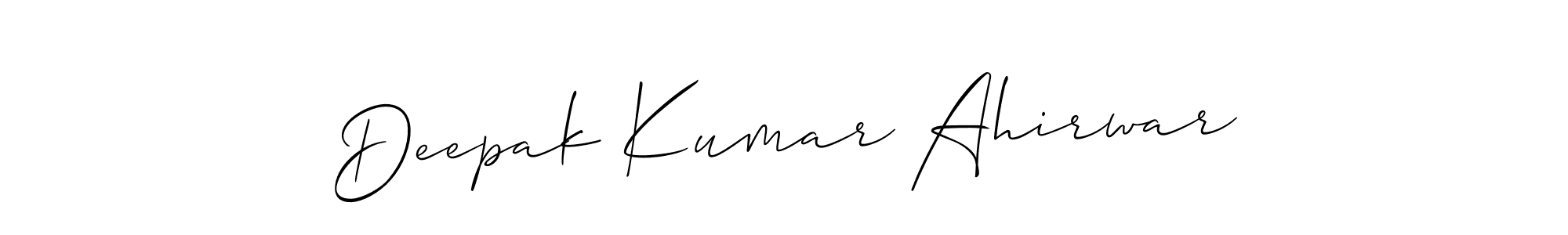 Deepak Kumar Ahirwar stylish signature style. Best Handwritten Sign (Allison_Script) for my name. Handwritten Signature Collection Ideas for my name Deepak Kumar Ahirwar. Deepak Kumar Ahirwar signature style 2 images and pictures png
