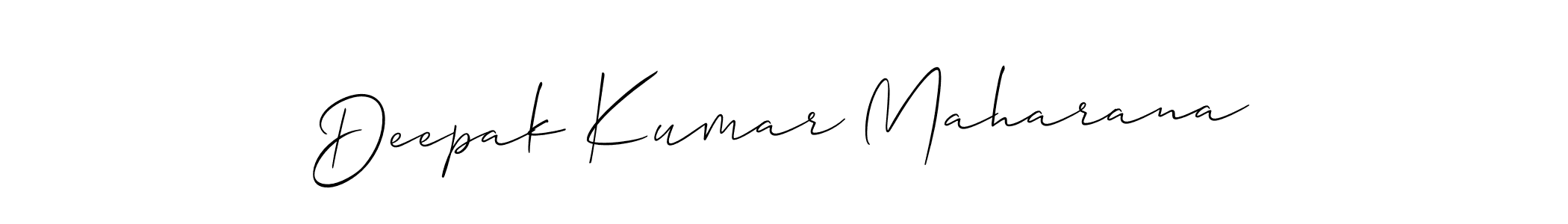 Make a beautiful signature design for name Deepak Kumar Maharana. With this signature (Allison_Script) style, you can create a handwritten signature for free. Deepak Kumar Maharana signature style 2 images and pictures png