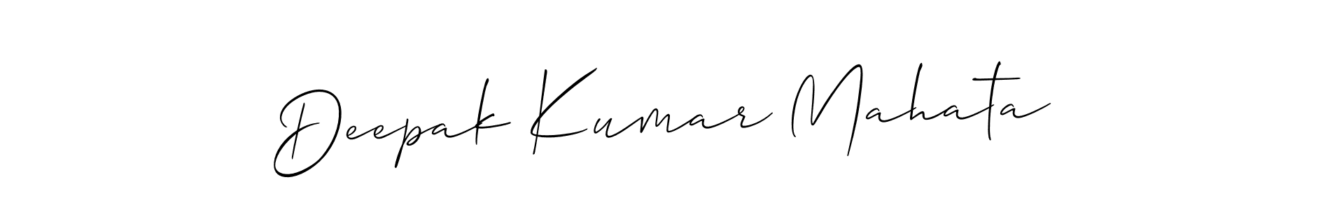 Similarly Allison_Script is the best handwritten signature design. Signature creator online .You can use it as an online autograph creator for name Deepak Kumar Mahata. Deepak Kumar Mahata signature style 2 images and pictures png