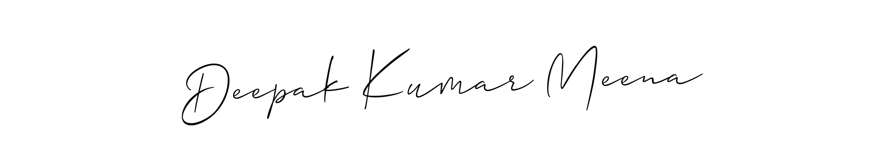 How to make Deepak Kumar Meena signature? Allison_Script is a professional autograph style. Create handwritten signature for Deepak Kumar Meena name. Deepak Kumar Meena signature style 2 images and pictures png