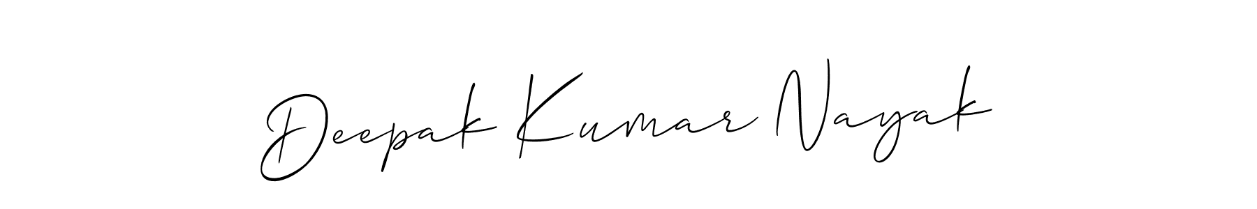 Similarly Allison_Script is the best handwritten signature design. Signature creator online .You can use it as an online autograph creator for name Deepak Kumar Nayak. Deepak Kumar Nayak signature style 2 images and pictures png