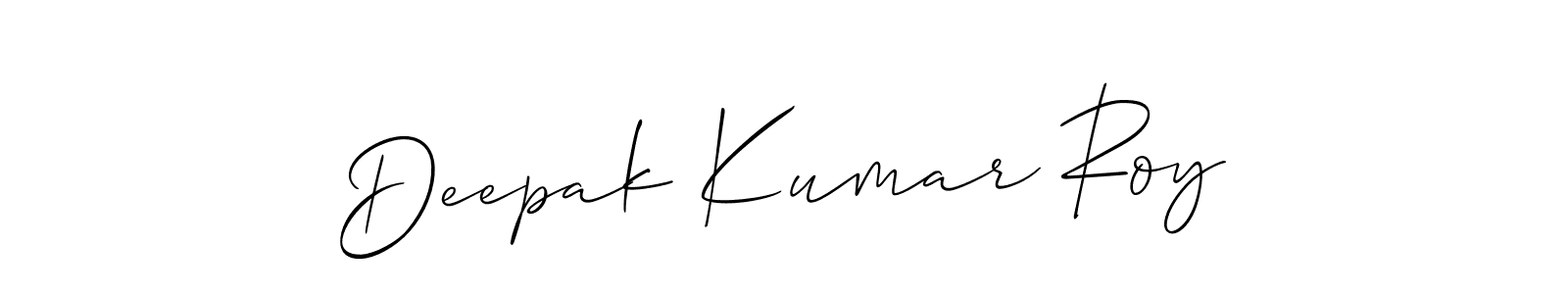 Make a short Deepak Kumar Roy signature style. Manage your documents anywhere anytime using Allison_Script. Create and add eSignatures, submit forms, share and send files easily. Deepak Kumar Roy signature style 2 images and pictures png
