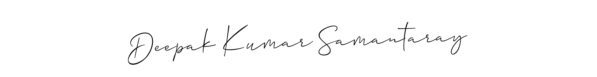 Also You can easily find your signature by using the search form. We will create Deepak Kumar Samantaray name handwritten signature images for you free of cost using Allison_Script sign style. Deepak Kumar Samantaray signature style 2 images and pictures png