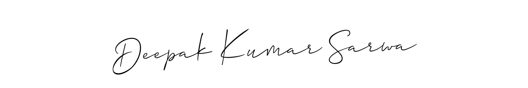 Once you've used our free online signature maker to create your best signature Allison_Script style, it's time to enjoy all of the benefits that Deepak Kumar Sarwa name signing documents. Deepak Kumar Sarwa signature style 2 images and pictures png